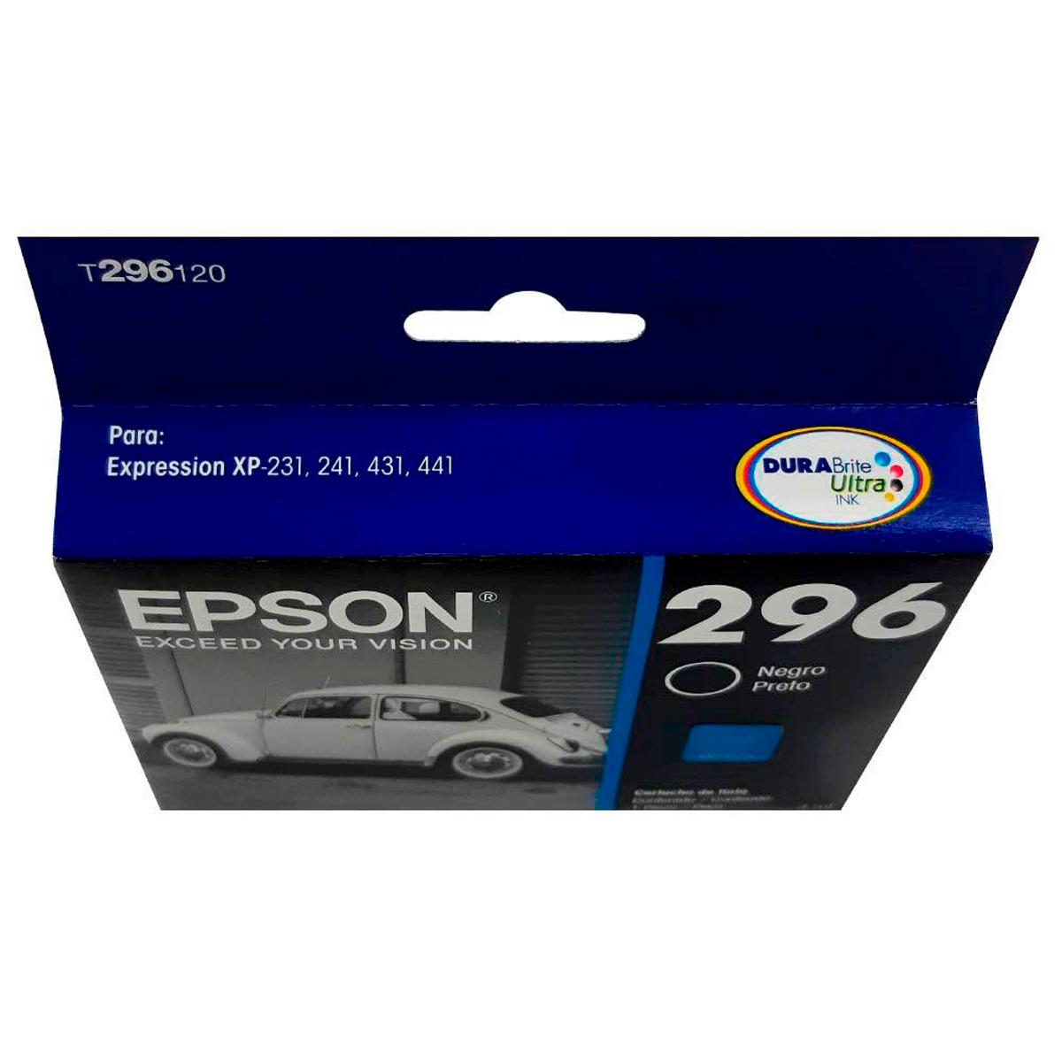 Cartucho De Tinta Epson 296 Negro T296120-AL